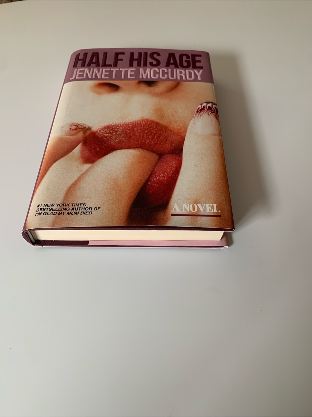 Barnes & Noble Pink and Red Hardcover Novel - Half His Age